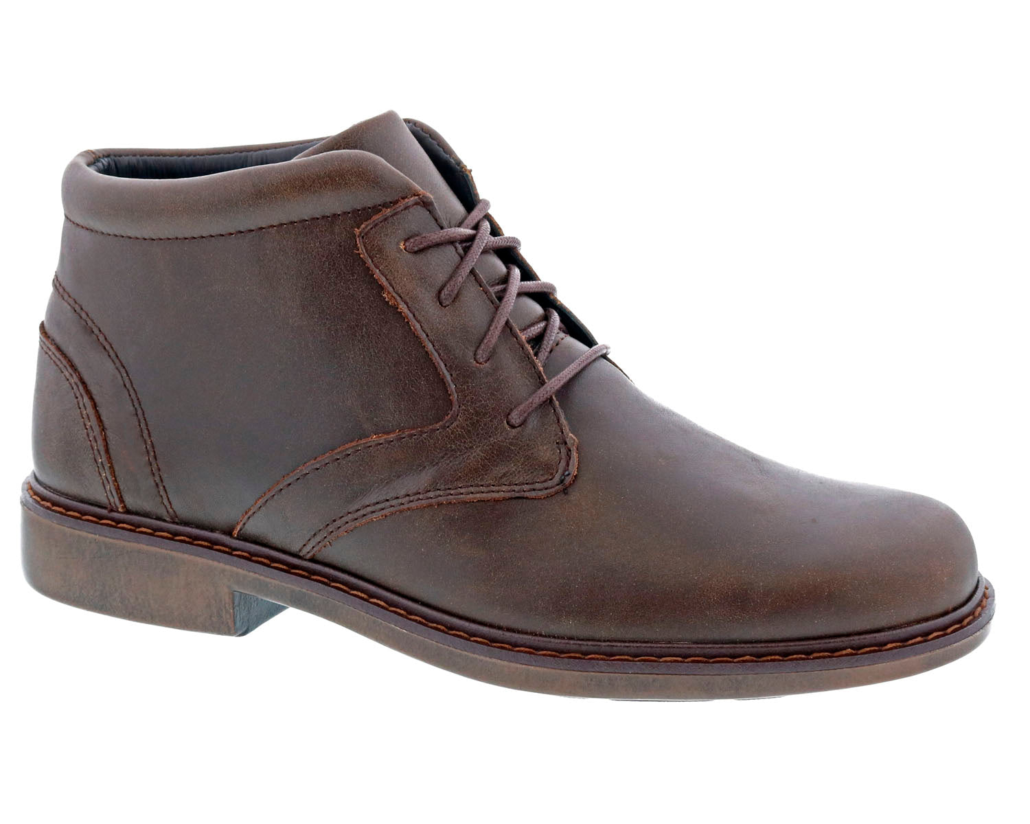 Brown Leather-Bronx Boots BY DREW 1