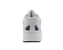 White Leather Perf White Mesh-FLARE BY DREW 2