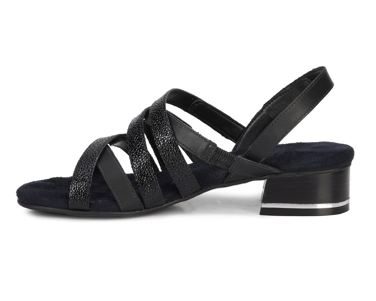 Black Pebbled Patent  Leather-BREEZE BY ROS HOMMERSON 3