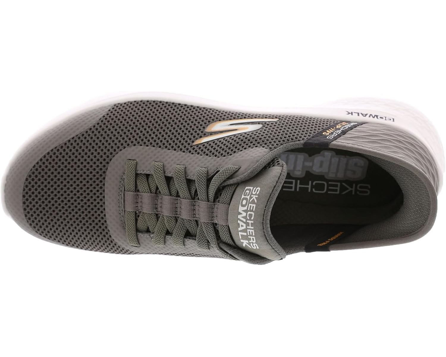 Brown-Go Walk Flex Hand Up Slip-In Skechers 2