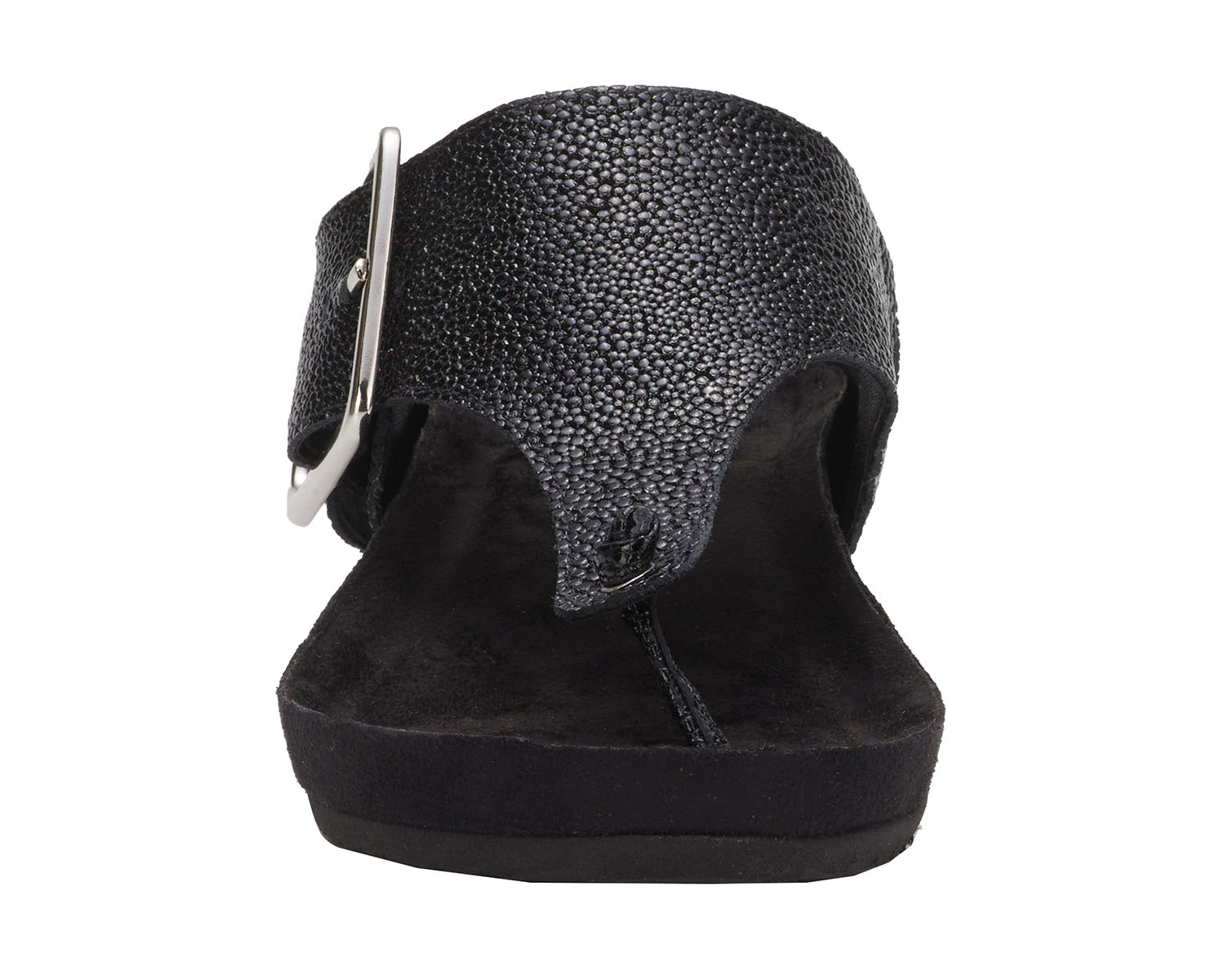 Black Pebbled Patent  Leather-PHOEBE BY ROS HOMMERSON 5
