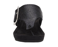 Black Pebbled Patent  Leather-PHOEBE BY ROS HOMMERSON 5