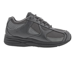 Grey Leather Mesh-SURGE BY DREW 3