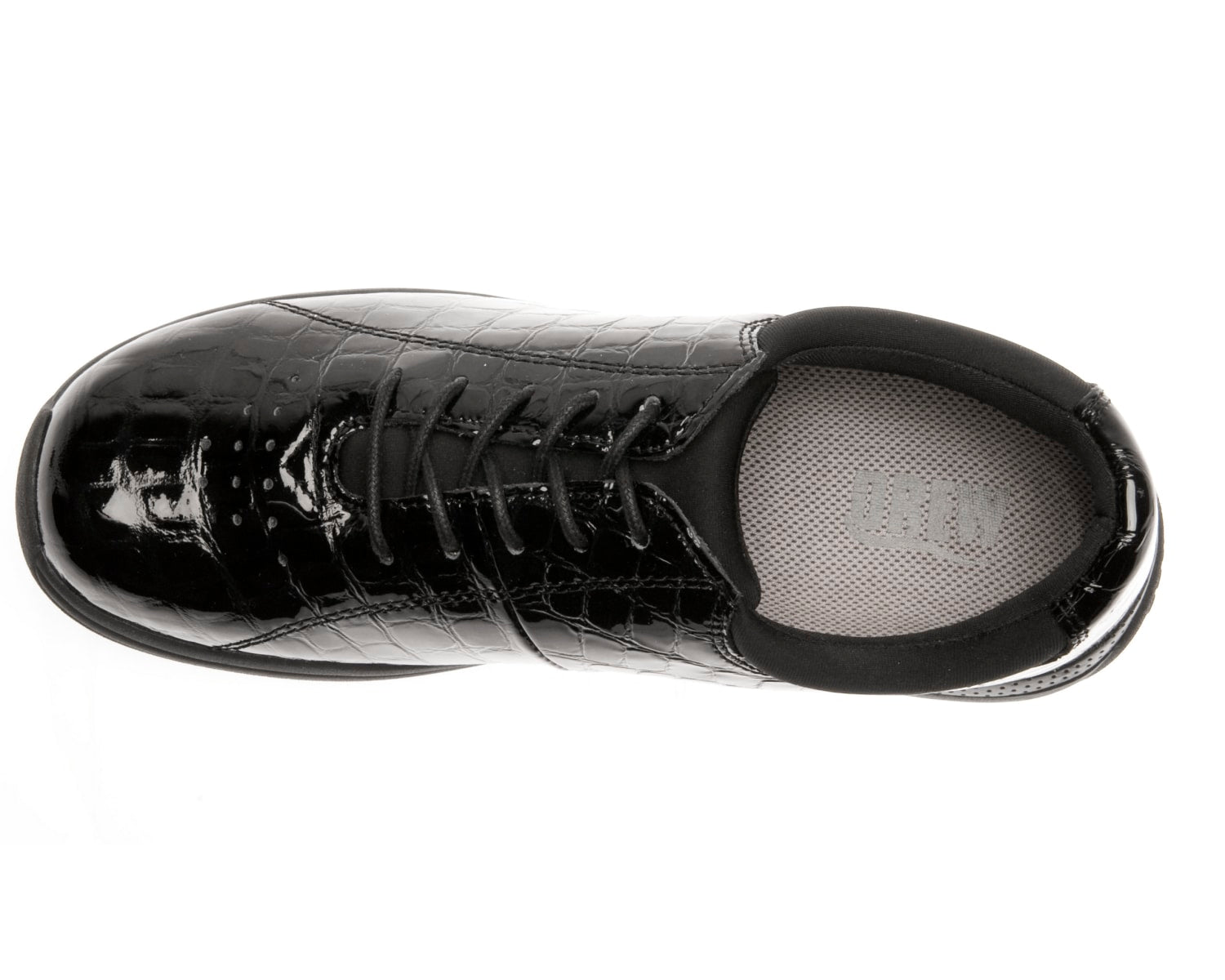 Black Croc Patent Leather-Tulip BY DREW 3