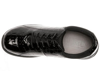 Black Croc Patent Leather-Tulip BY DREW 3