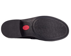 Black Napa Patent Lizard Print Leather-DELIA BY ROS HOMMERSON 3