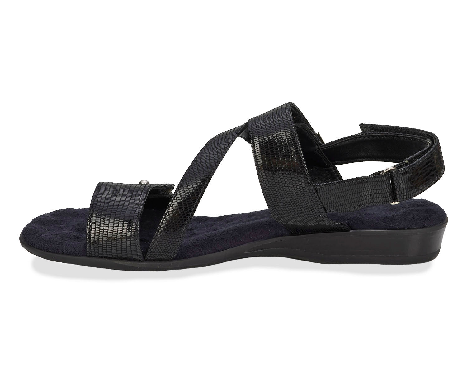 Black Patent Lizard Print Leather-CHLOE BY ROS HOMMERSON 3