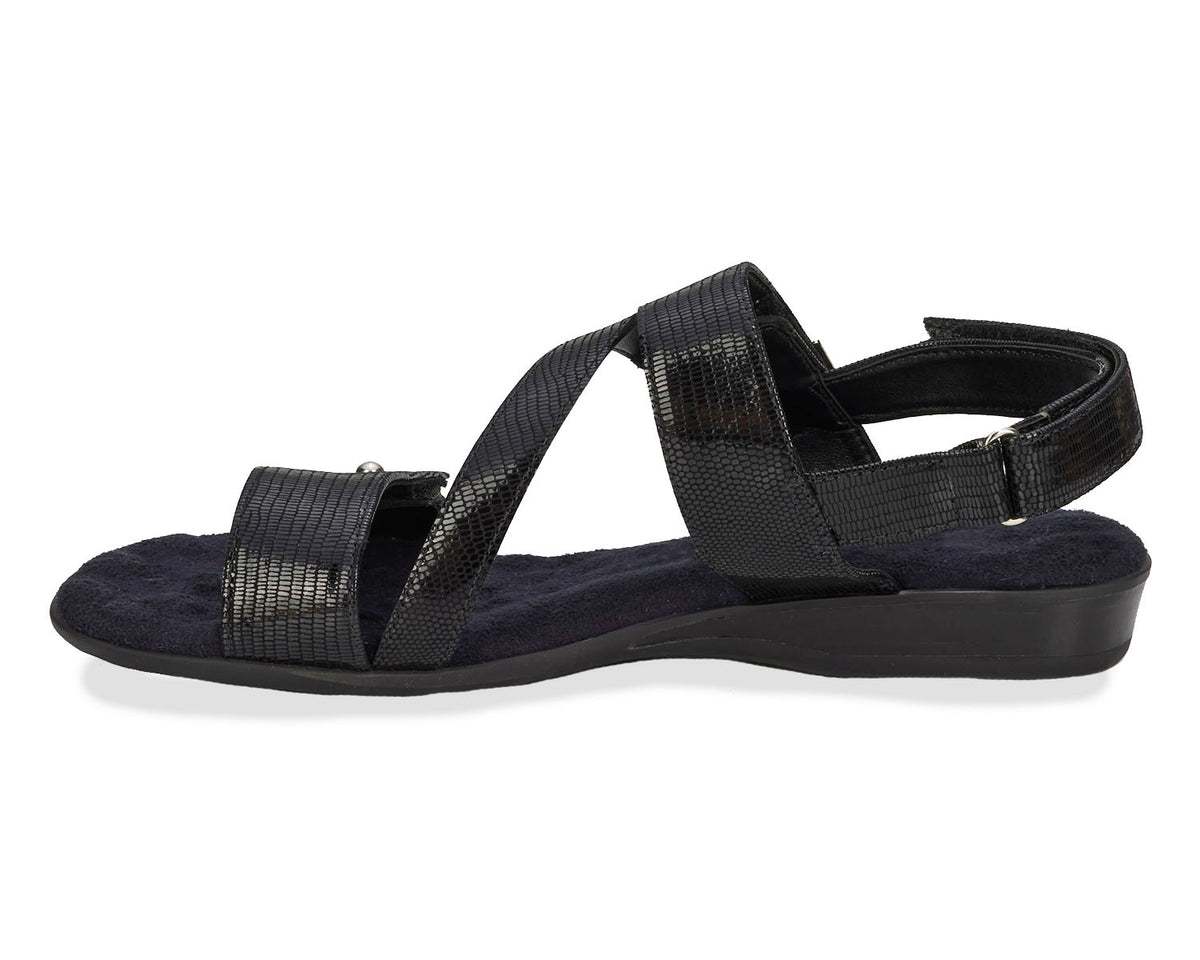 Black Patent Lizard Print Leather-CHLOE BY ROS HOMMERSON 3