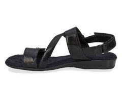 Black Patent Lizard Print Leather-CHLOE BY ROS HOMMERSON 3