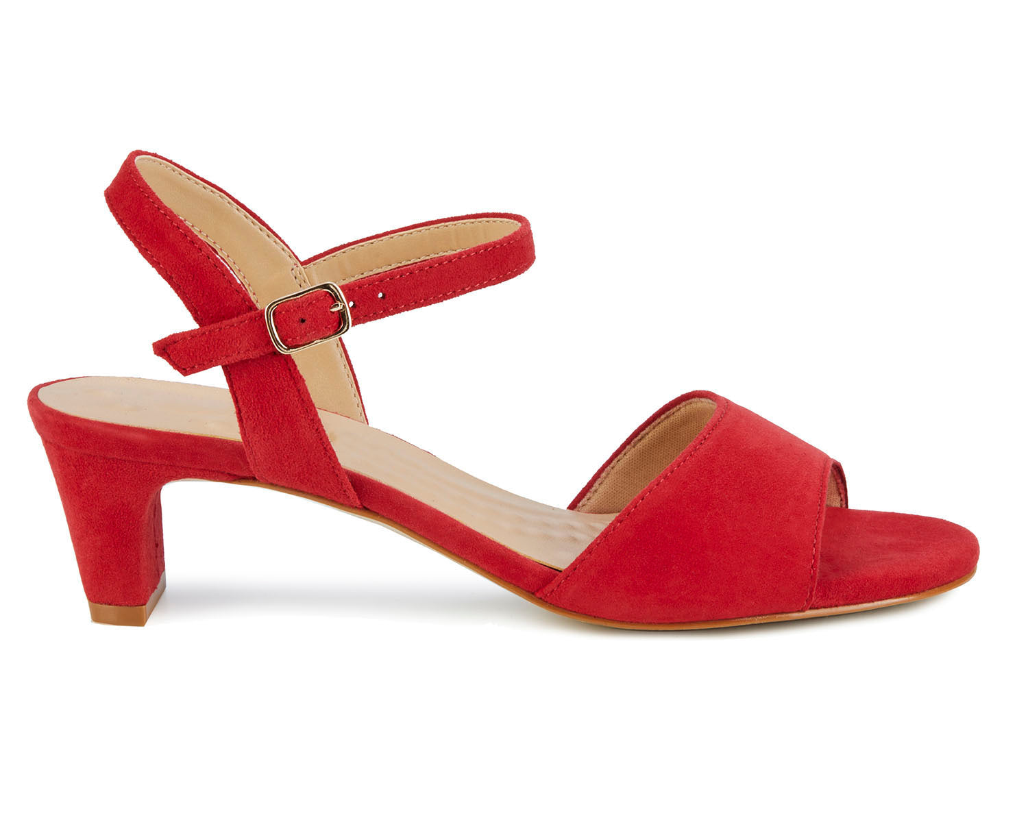 Red Suede-LYDIA BY ROS HOMMERSON 4