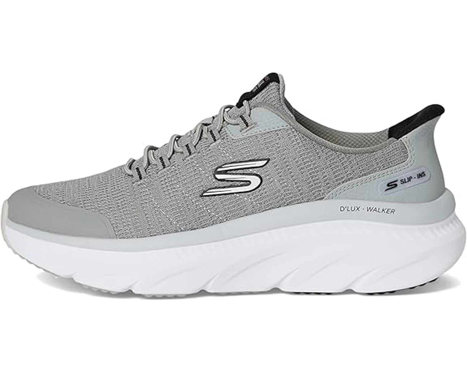 Grey Black-DLux Walker 3.0 - Drevven - Relaxed Fit Slip-In by Skechers 3
