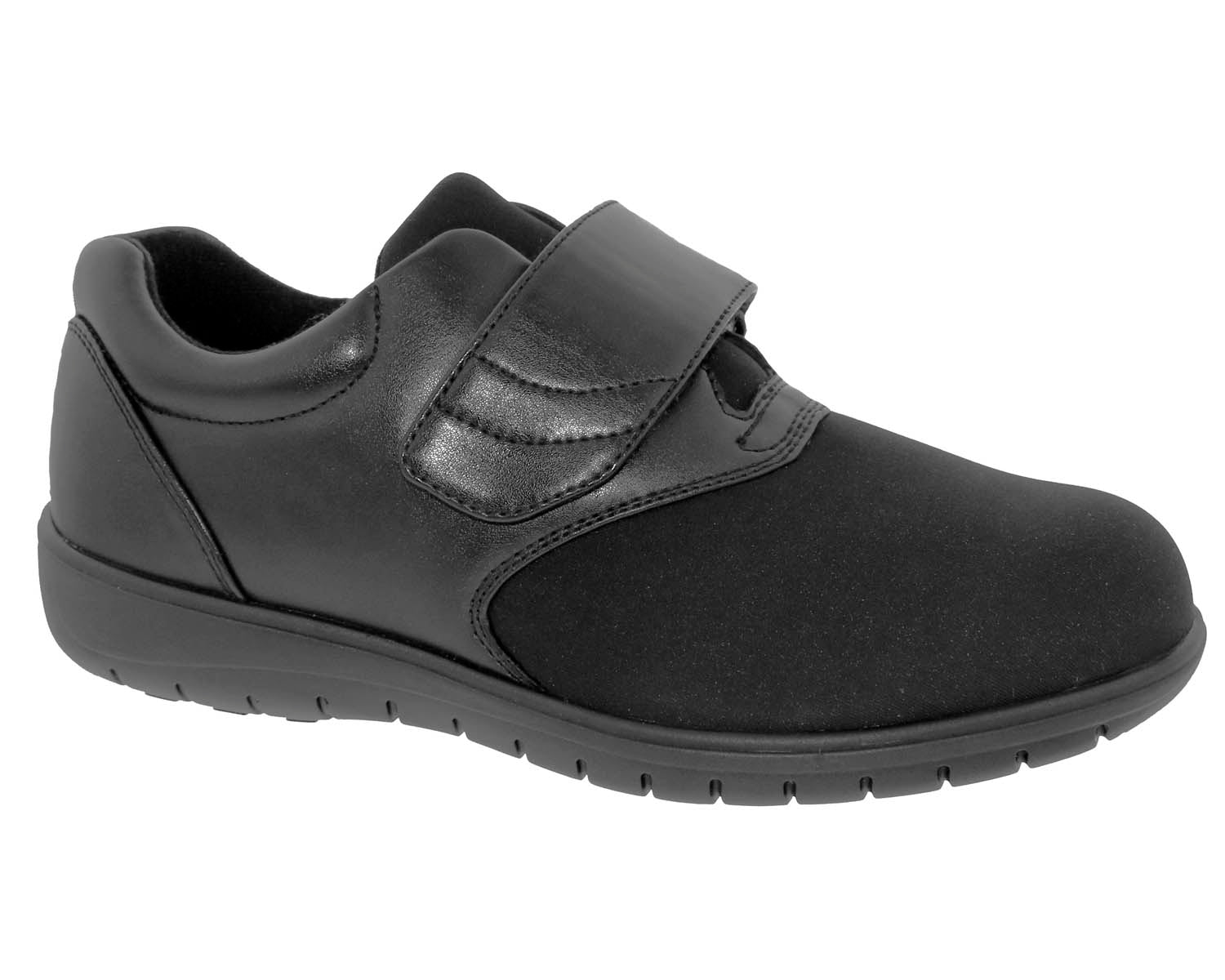 Black Black Stretch-FOOTSAVER RASCAL FOR MEN 1