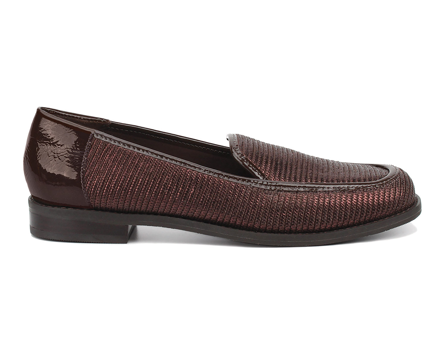 Brown Stretch Fabric Patent-WILLA BY ROS HOMMERSON 4