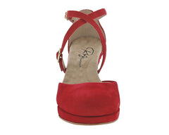 Red Suede-PAMMY BY ROS HOMMERSON 4