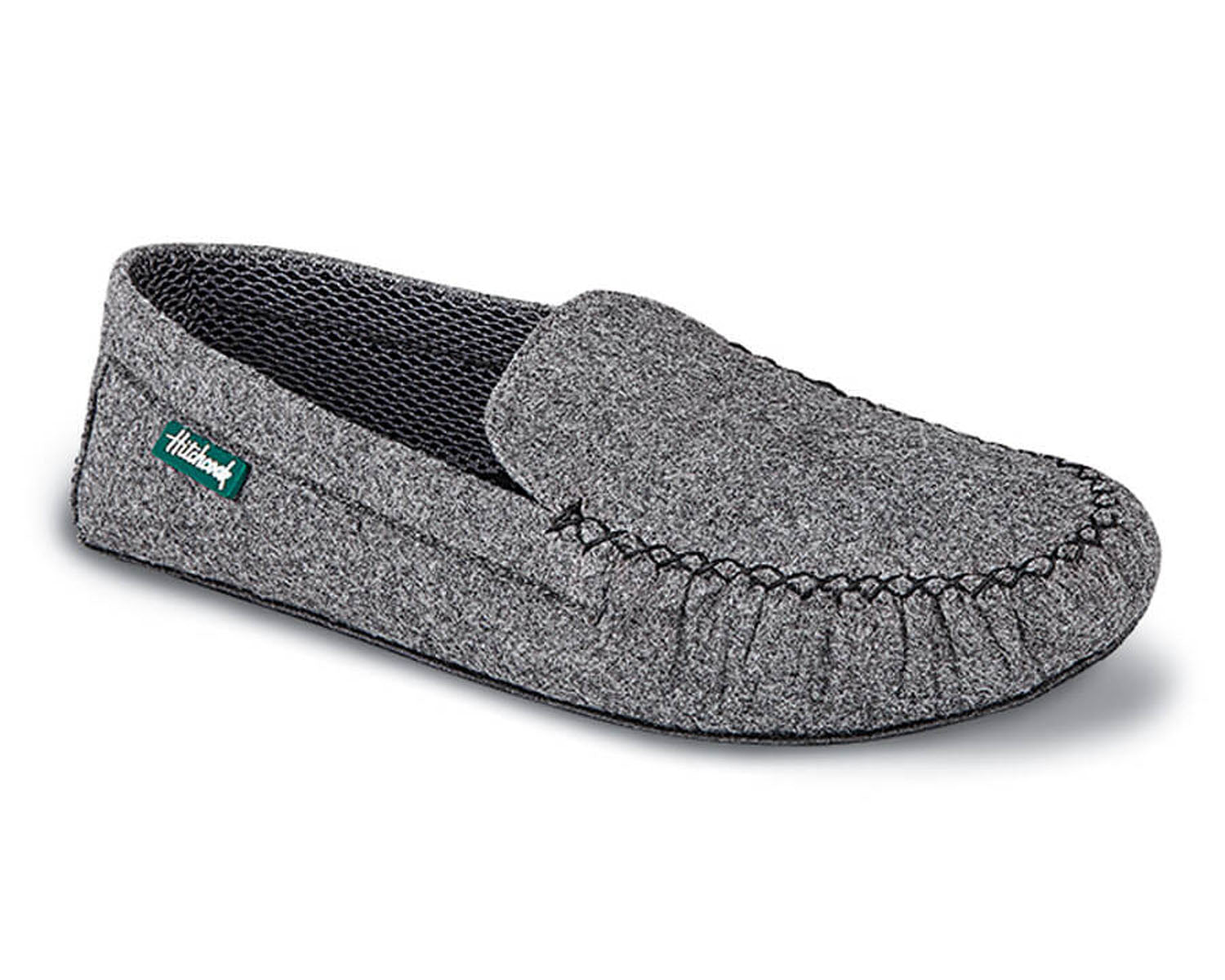 Grey Felt-Moccasin Slipper Hitchcock 1