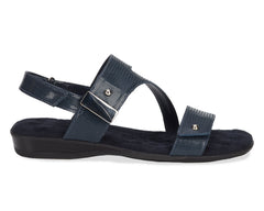 Navy Lizard Print Patent Leather-CHLOE BY ROS HOMMERSON 5