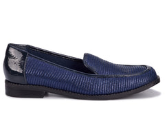 Navy Stretch Fabric Patent-WILLA BY ROS HOMMERSON 2