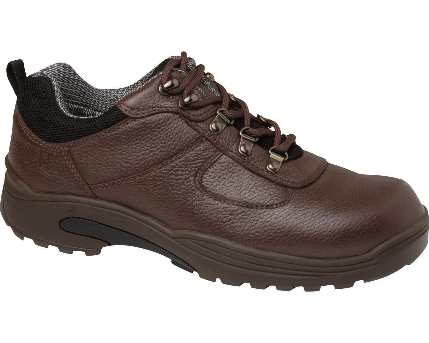 Brown Tumbled Leather-Boulder Boots BY DREW 1