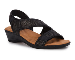 Black Raffia Leather-KIMMI BY ROS HOMMERSON 1