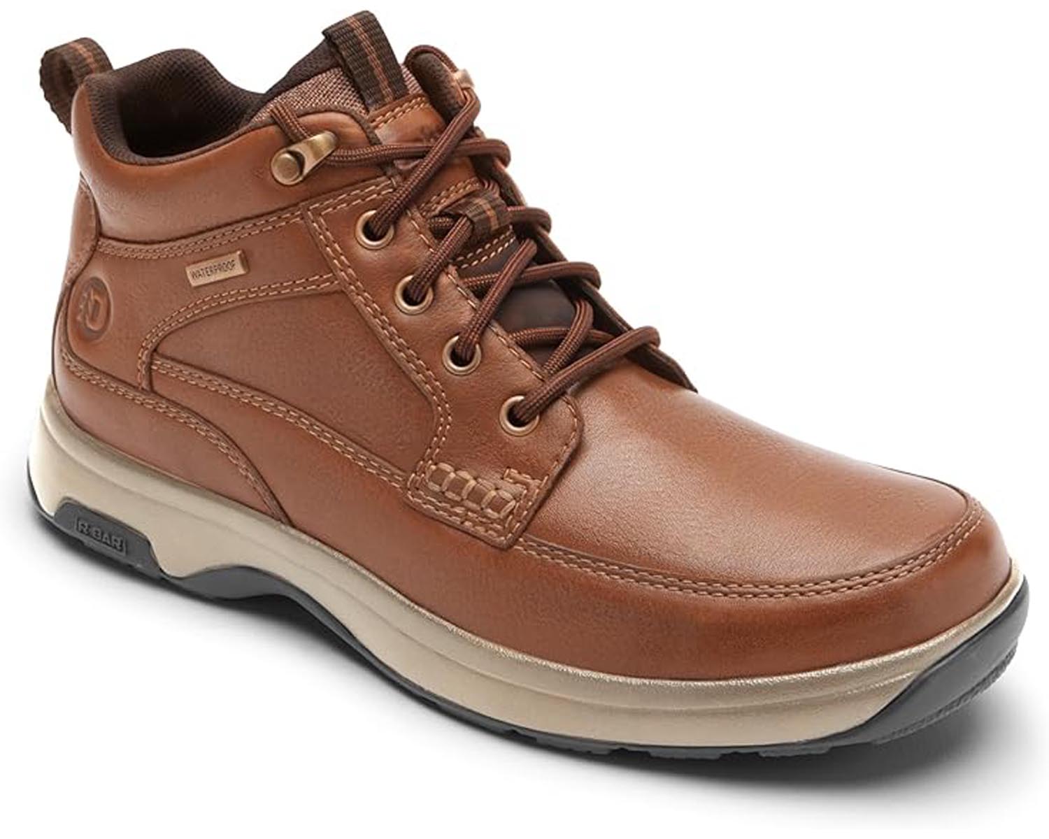 Tan Leather-8000 Waterproof Mid Boot BY DUNHAM 1