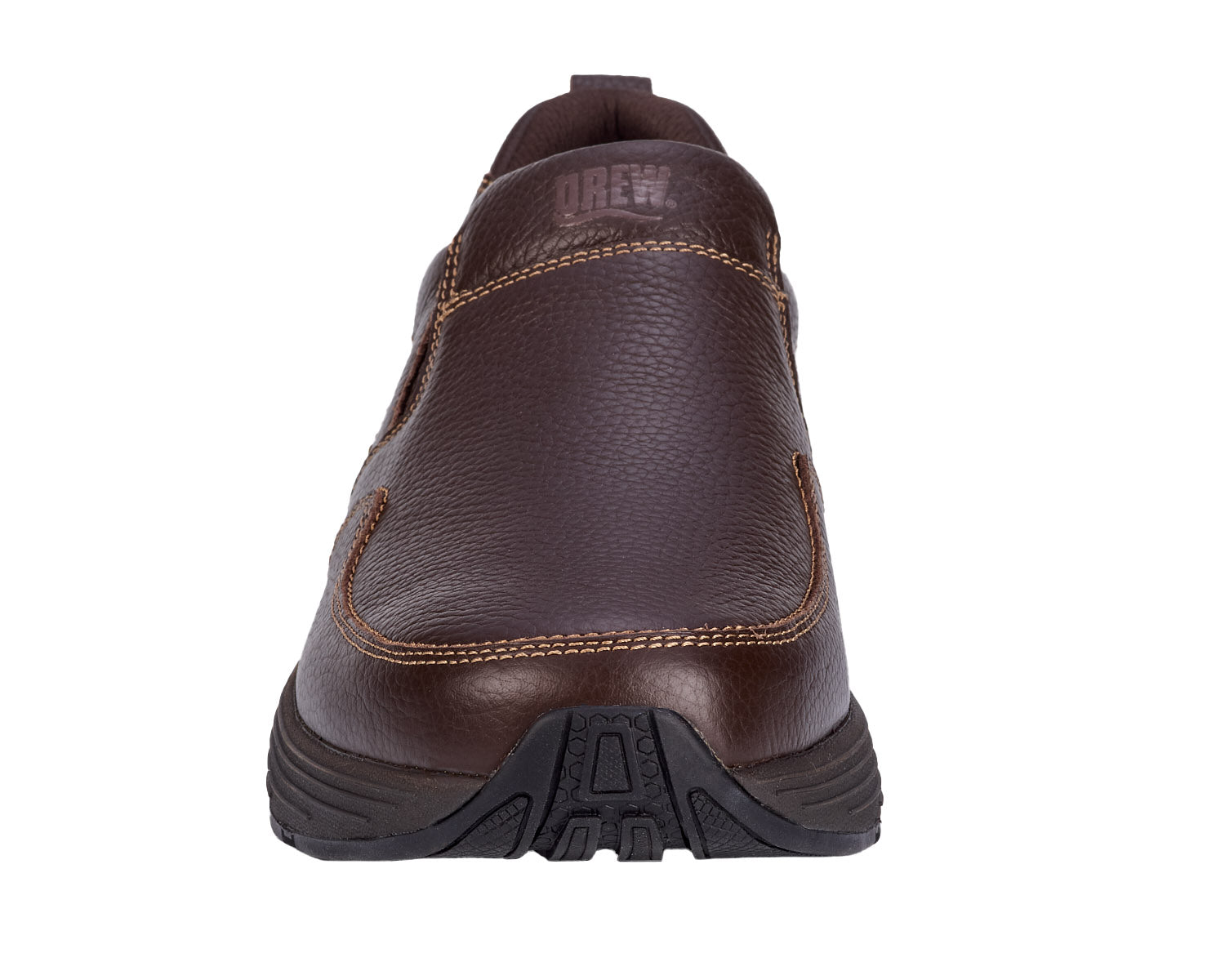 Brown Pebbled Leather-MATCH BY DREW 3
