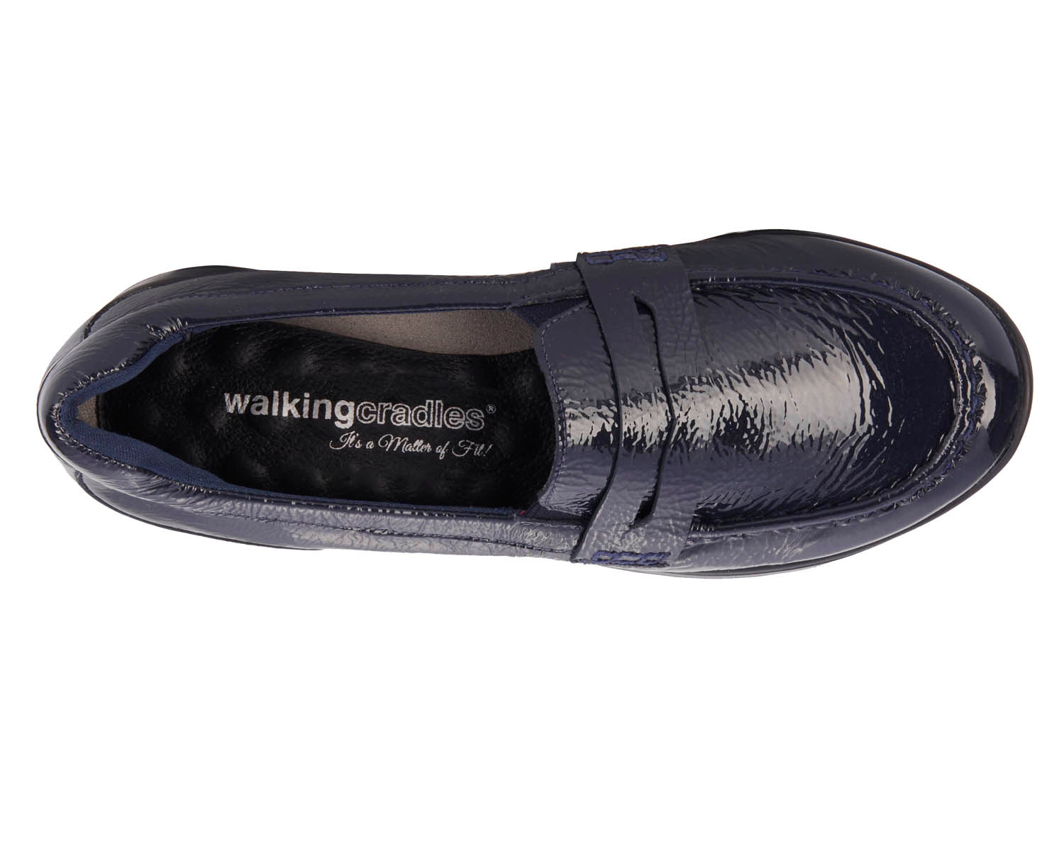 Navy Crinkle Patent-DANNON BY ROS HOMMERSON 2