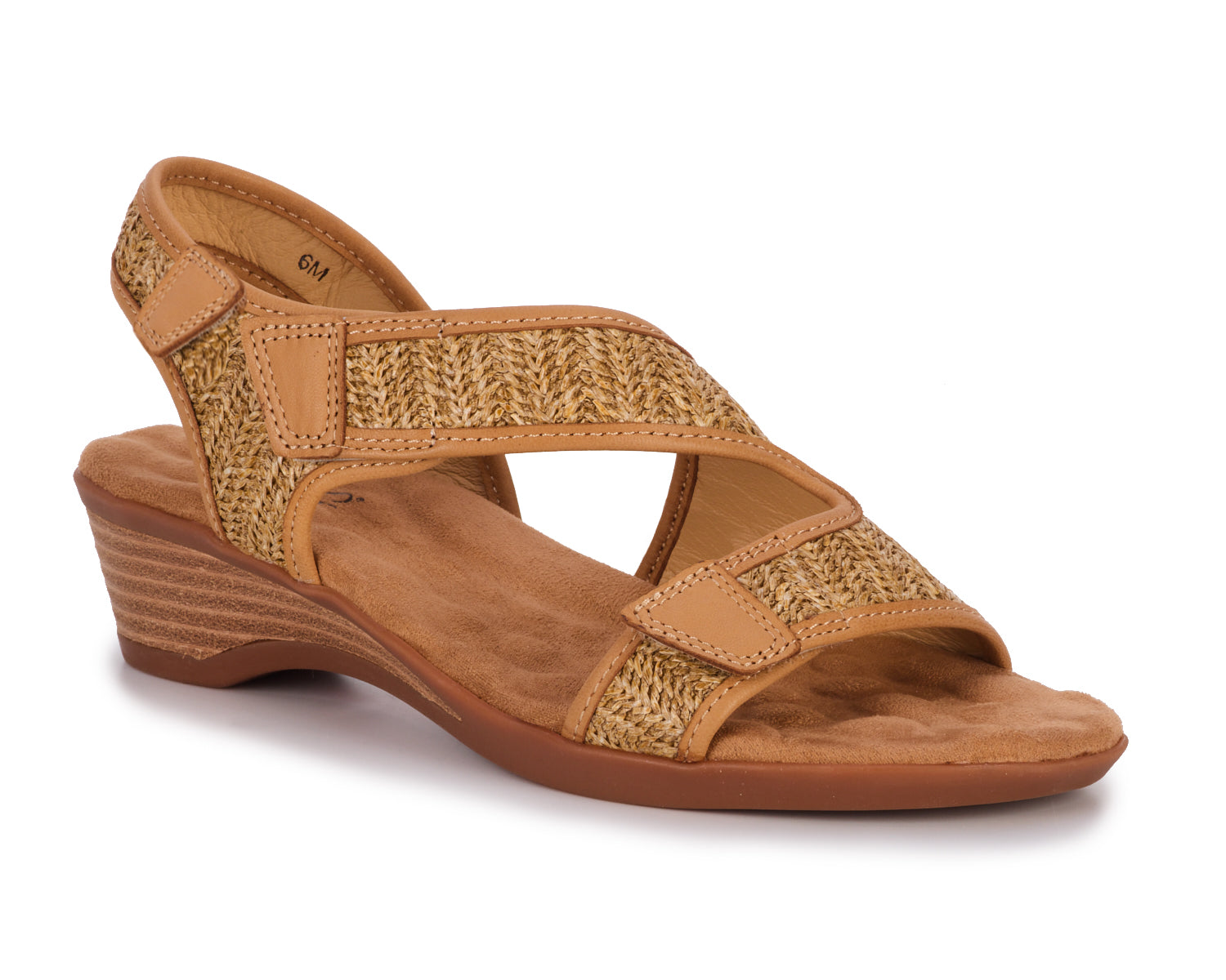 Tan Raffia Leather-KIMMI BY ROS HOMMERSON 1