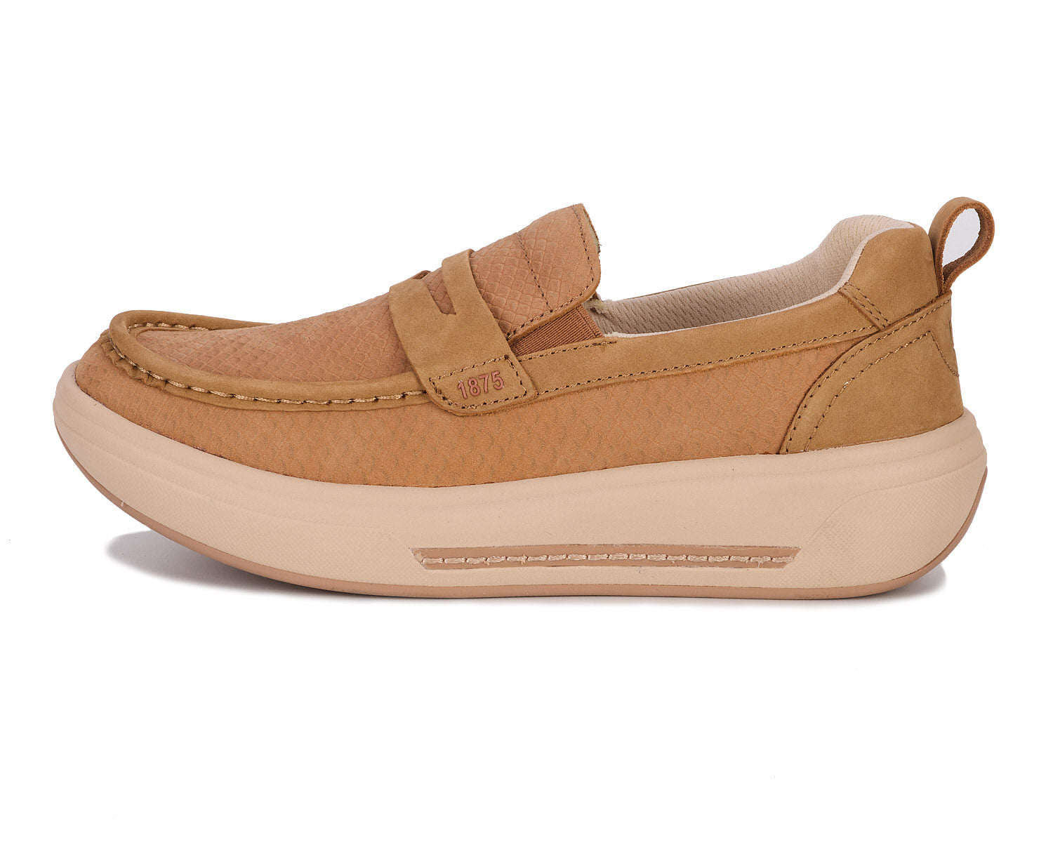 Tan Nubuck Leather-JAVA BY DREW 3