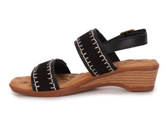 Black Leather Suede-KATERI BY ROS HOMMERSON 2