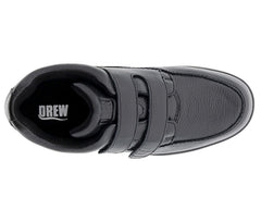 Black Tumbled Leather-Traveler V BY DREW 3