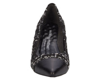 Black Tweed Fabric Leather-WC STEVIE 5