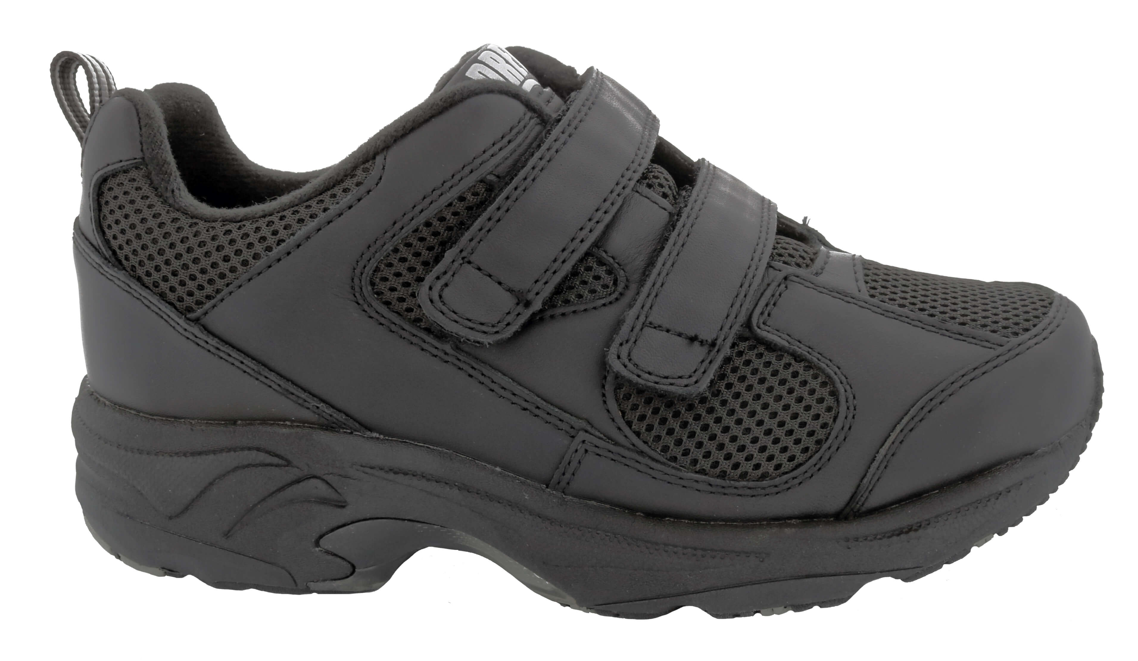 Black Leather  Mesh-LIGHTNING II V BY DREW 2