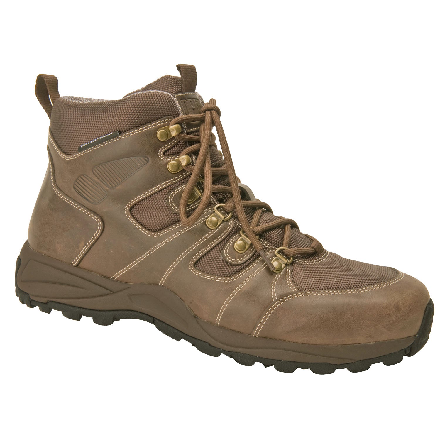 Dark Brown Leather-Trek Boots BY DREW 1