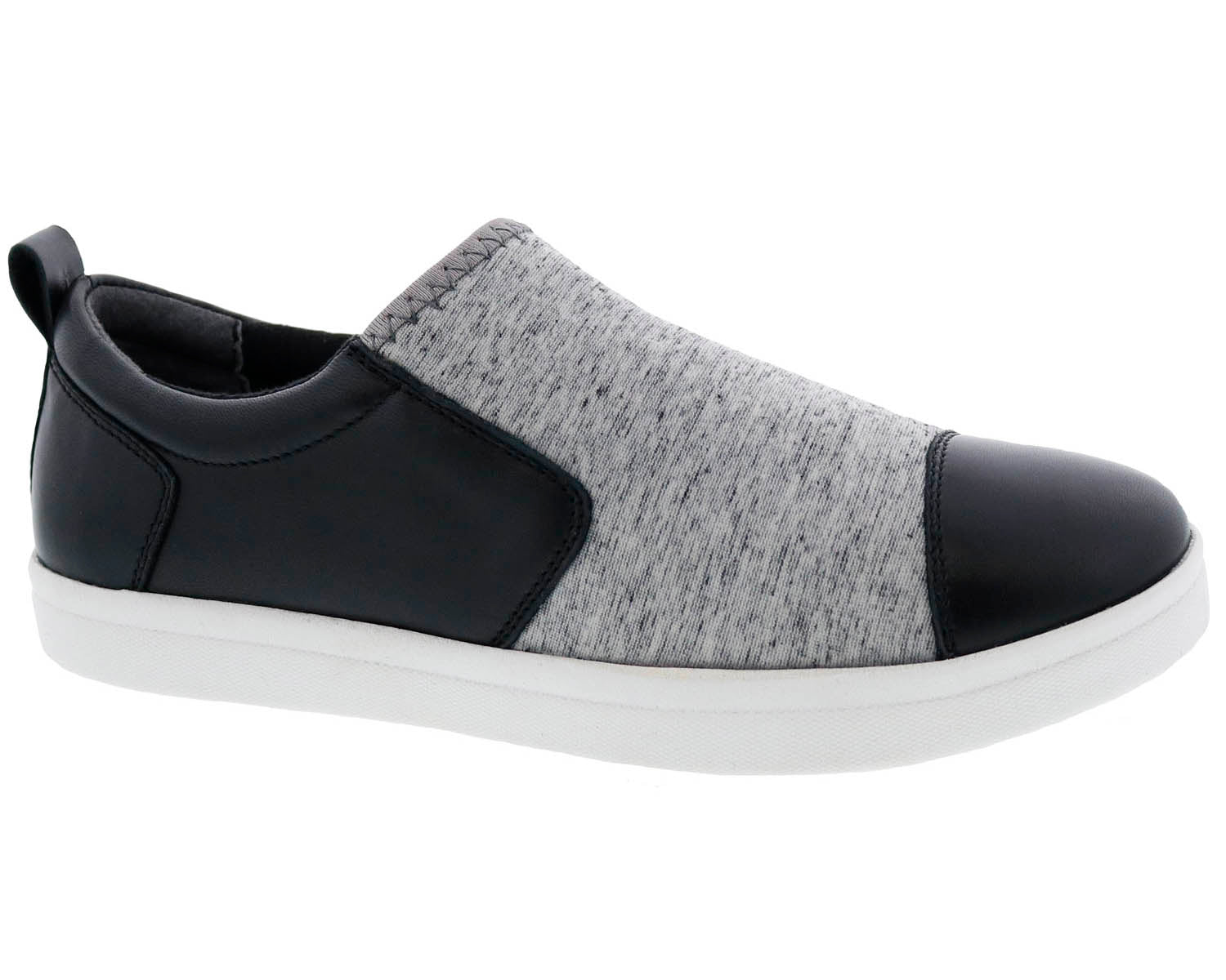 Black Microsuede Grey Mesh-AMBER BY DREW 1