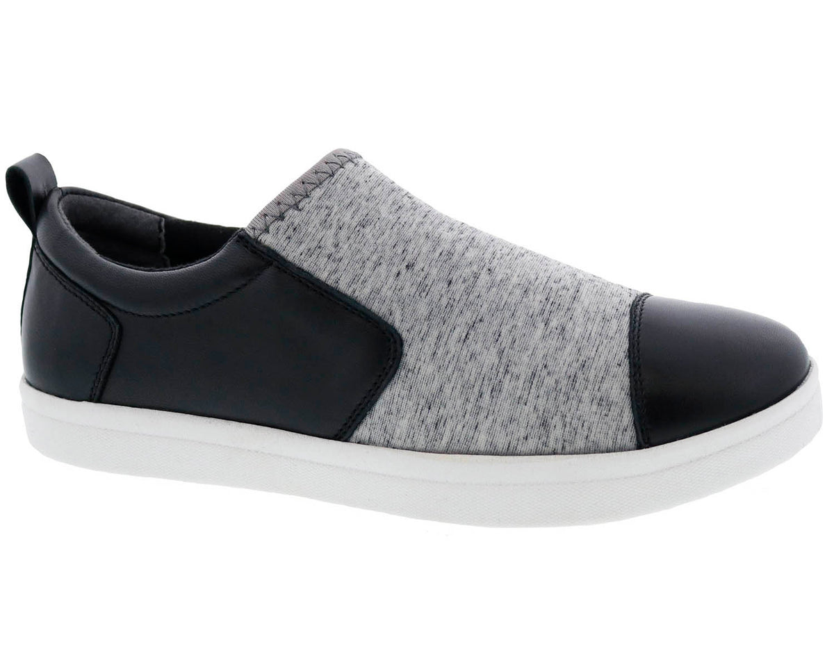 Black Microsuede Grey Mesh-AMBER BY DREW 1