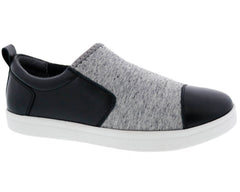 Black Microsuede Grey Mesh-AMBER BY DREW 1