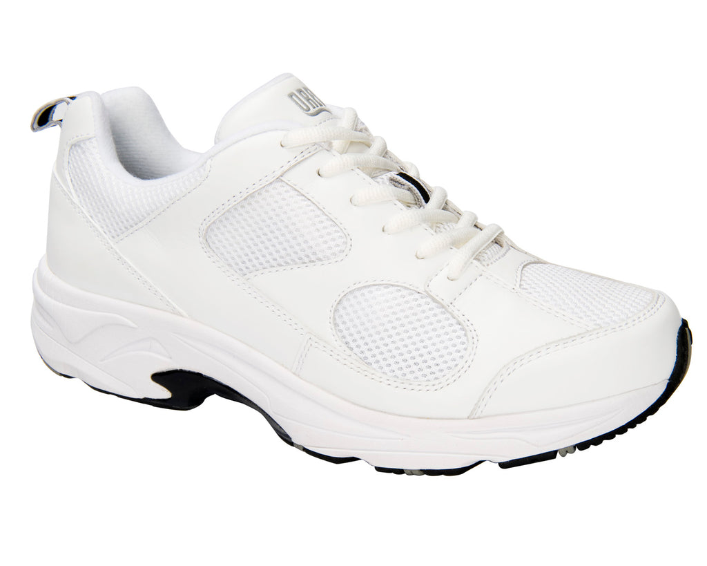 White Leather  Mesh-LIGHTNING II BY DREW 1