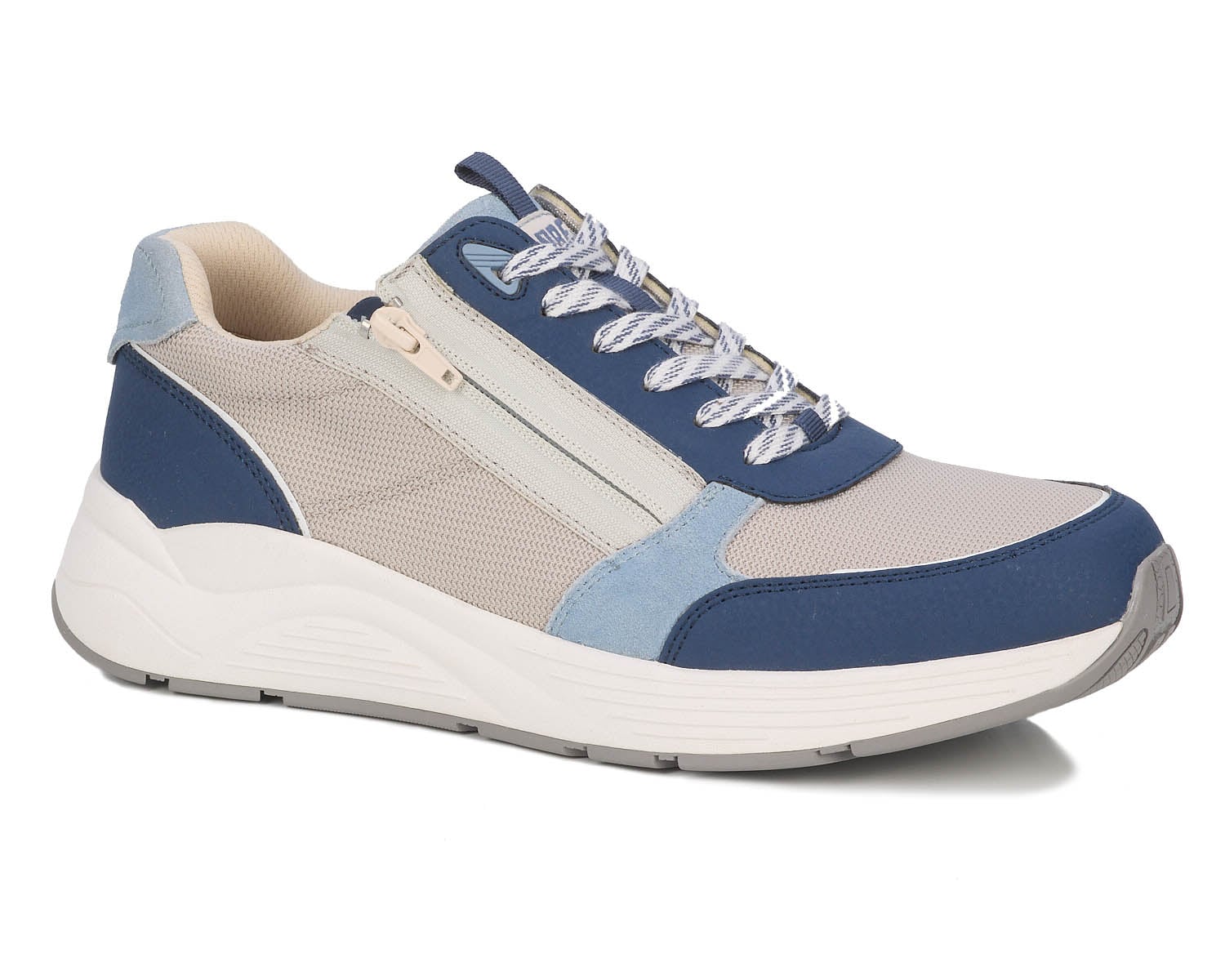 Blue White Suede Combo-MILLER BY DREW 1