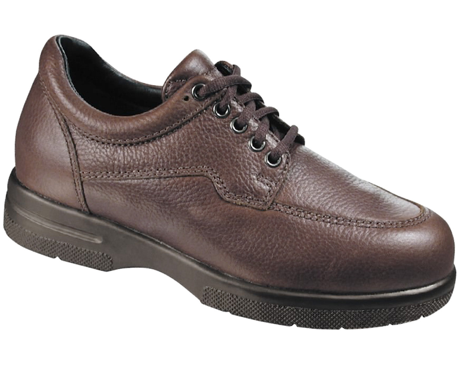 Brown Pebbled Leather-Walker II BY DREW 1