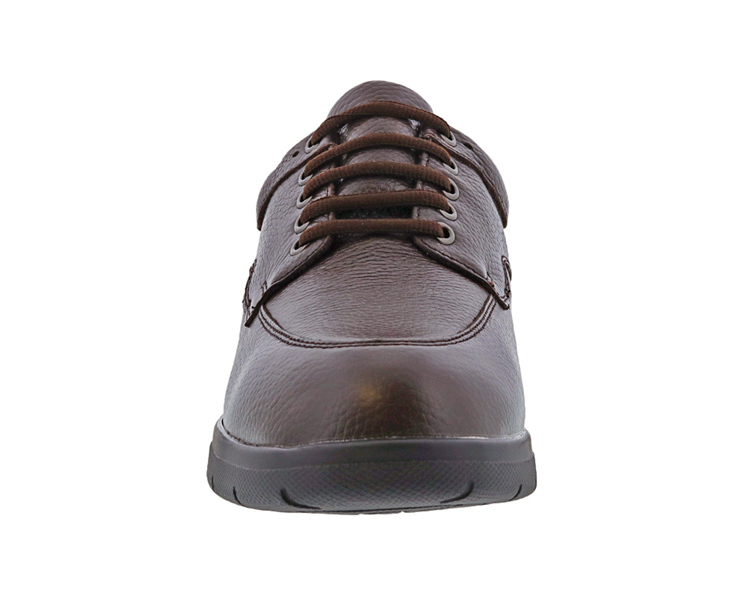 Brown Pebbled Leather-Walker II BY DREW 5