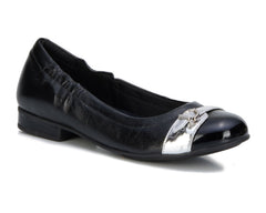Black Shiny Tumbled Leather-WC TRISTA 1