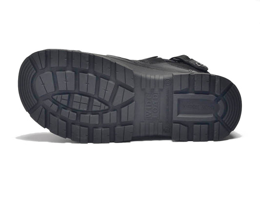 Black Leather-6 WORK BOOT NON SAFETY TOE WIDE LOAD 3