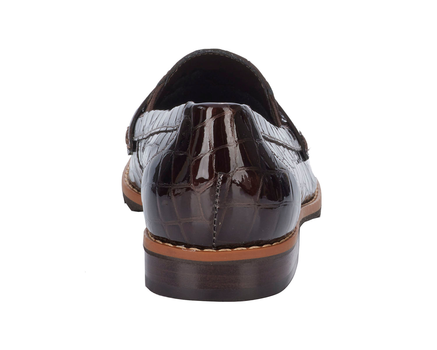 Brown Croc Patent Leather-WINNIE II BY ROS HOMMERSON 3