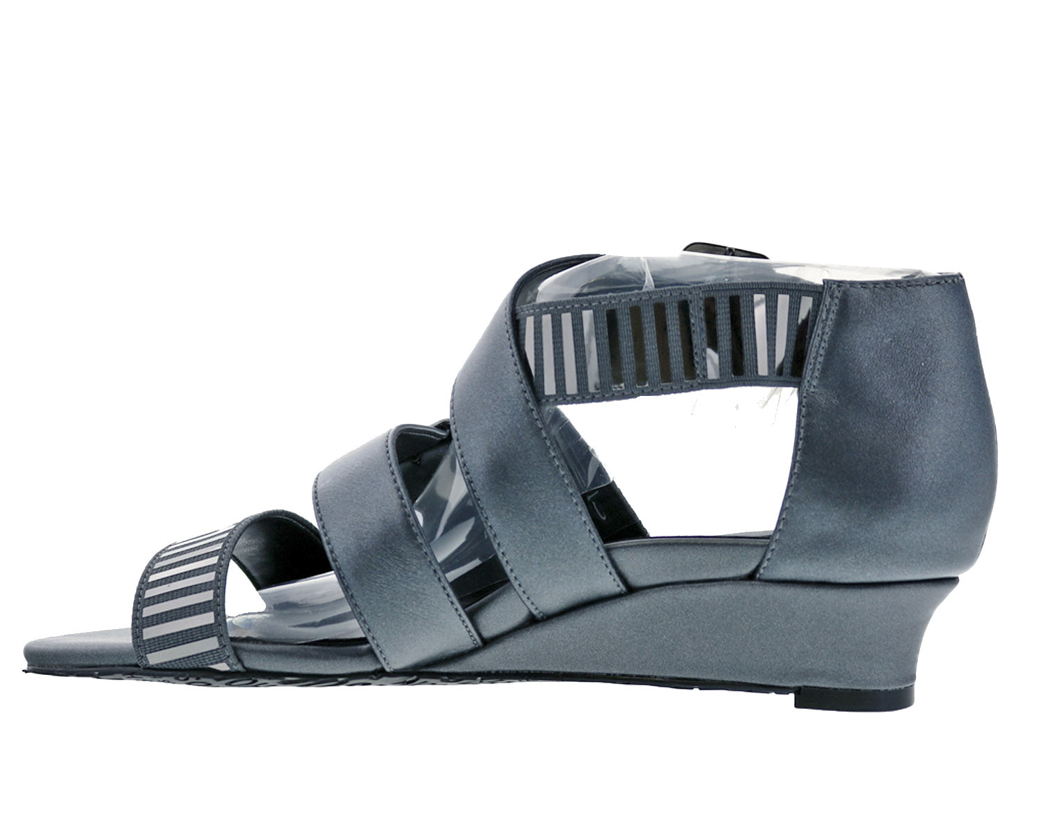 Pewter Gunmetal Leather-VOLUPTUOUS BY ROS HOMMERSON 2