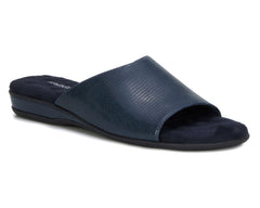 Navy Lizard Print Leather-WC CAM II 1