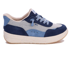 Navy Suede Combo-WOMENS HOBBY BY DREW 3