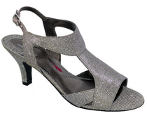 Silver Iridescent Glitter Fabric-LUCKY BY ROS HOMMERSON 1