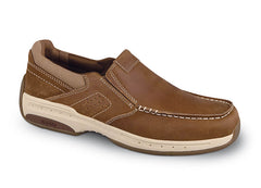 Brown-WAVES Slip-On Moc BY DUNHAM 1