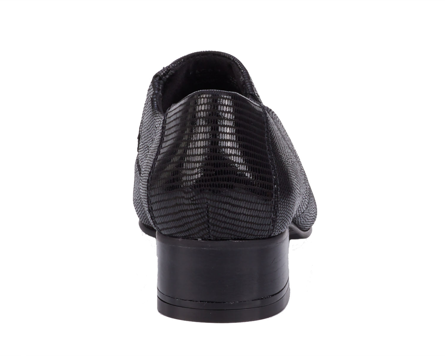 Black Lizard Print Leather-EAGAN BY ROS HOMMERSON 4
