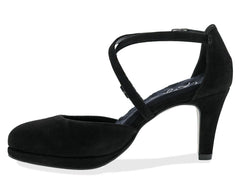 Black Suede Leather-PAMMY BY ROS HOMMERSON 3